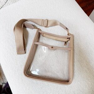 Clear crossbody bag (stadium/concert bag)